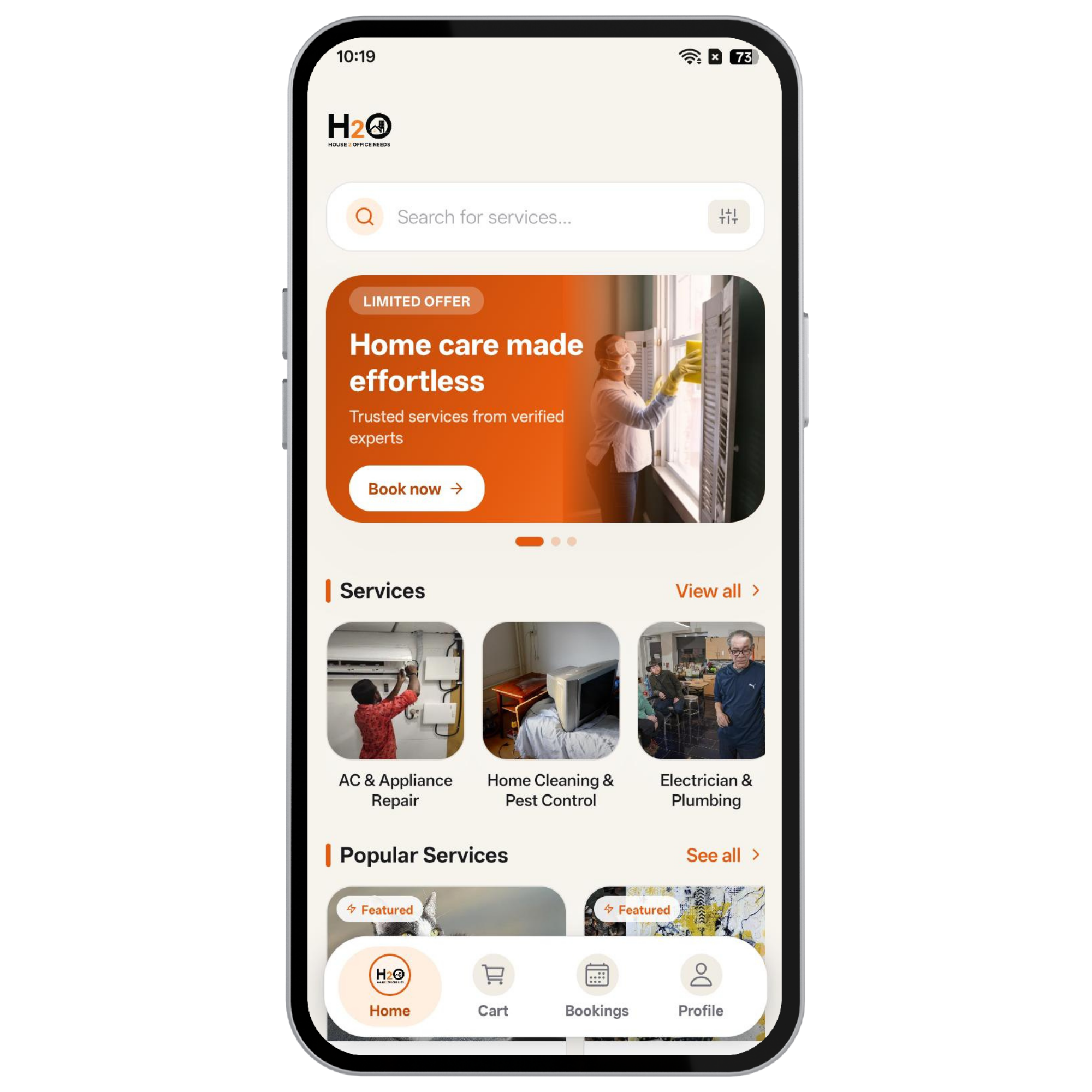H2O Needs app